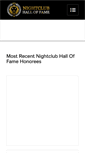 Mobile Screenshot of nightclubhalloffame.com