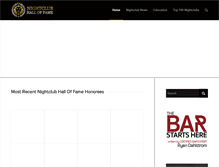 Tablet Screenshot of nightclubhalloffame.com